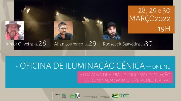 OFICINA DE ILUMINAÇÃO CÊNICA – A LUZ ATIVA DE APPIA E O PROCESSO DE CRIAÇÃO DE ILUMINAÇÃO PARA O ESPETÁCULO TEATRAL